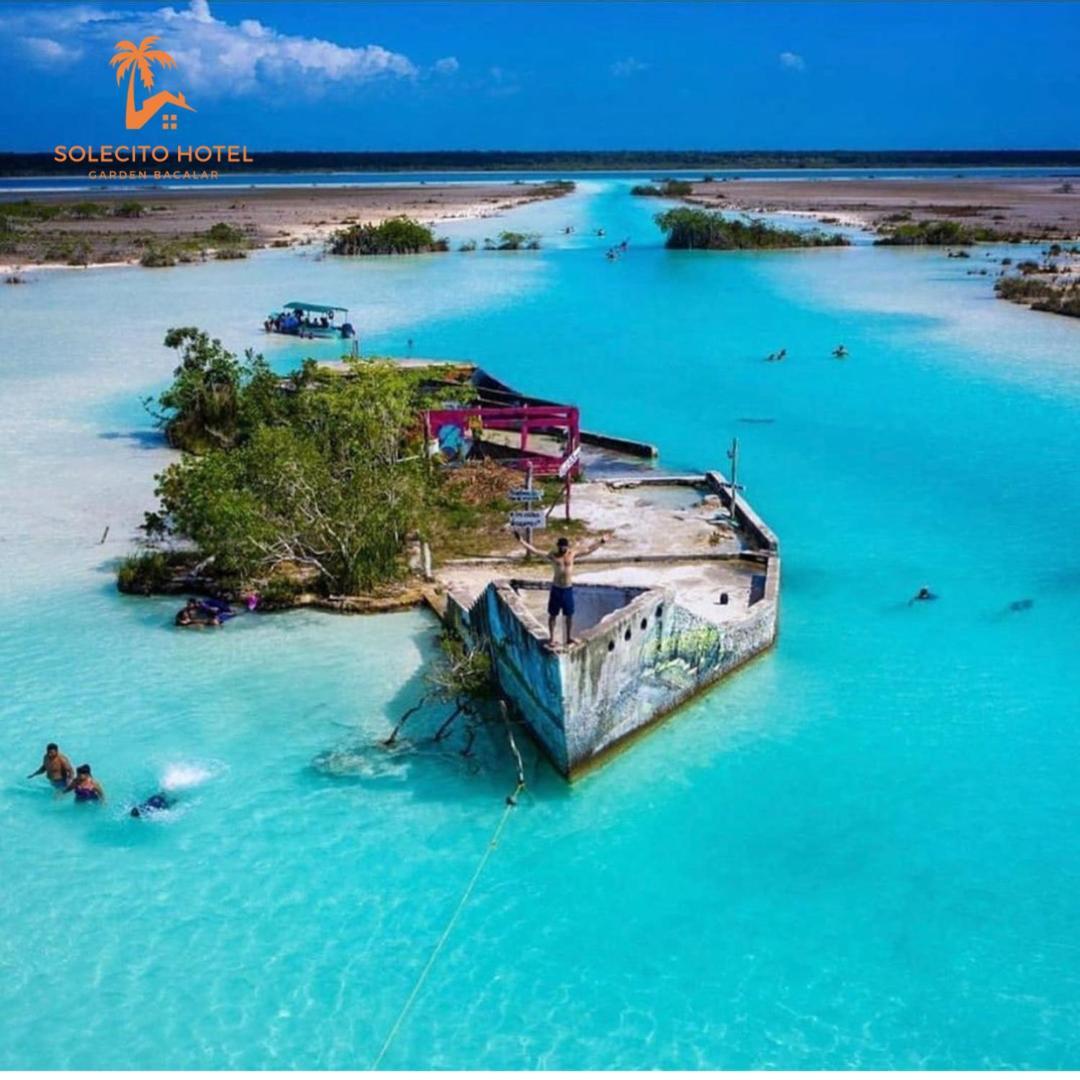 Hotel Apartaments Solecito Bacalar - Free Bikes & Paddle Екстер'єр фото